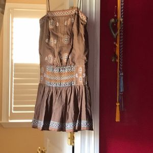 BCBG brown summer dress